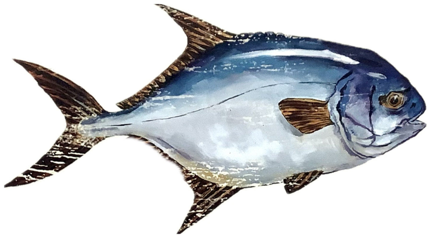 Accroche clés poisson modèle B décoration marine 20 x 11.5