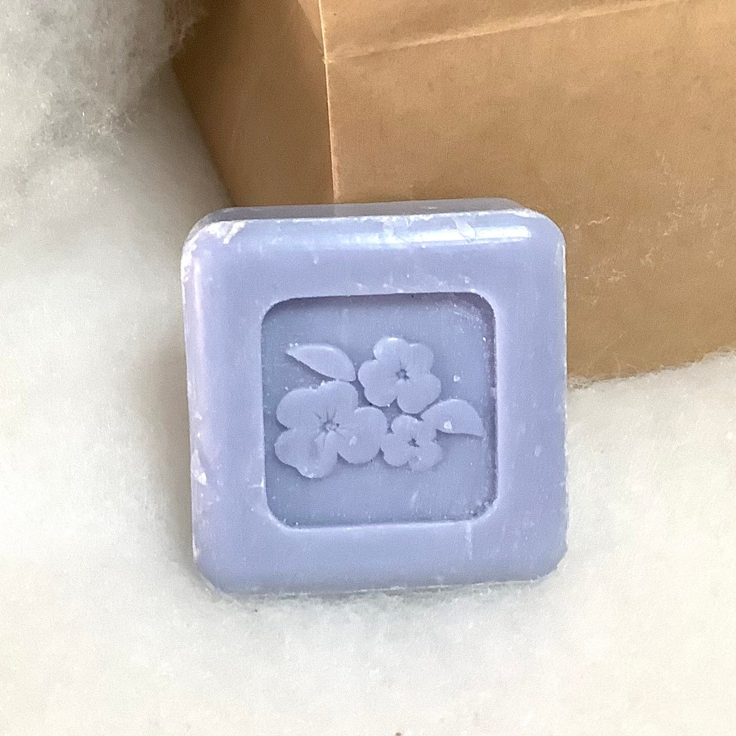 Savon violette savons invités Leblanc vintage