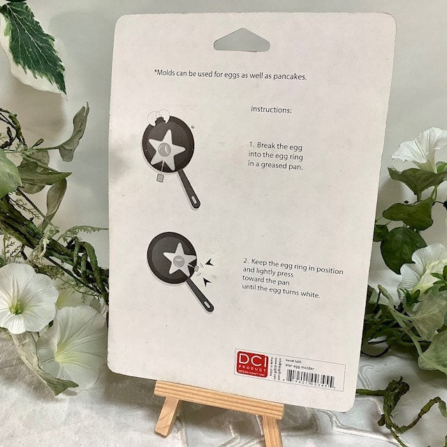 Moule à œufs frits métal étoile