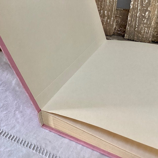 Album photo rose artisanal fait main