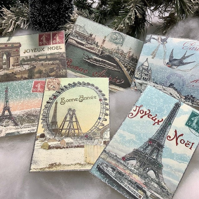 Cartes postales Paris coffret 12 cartes