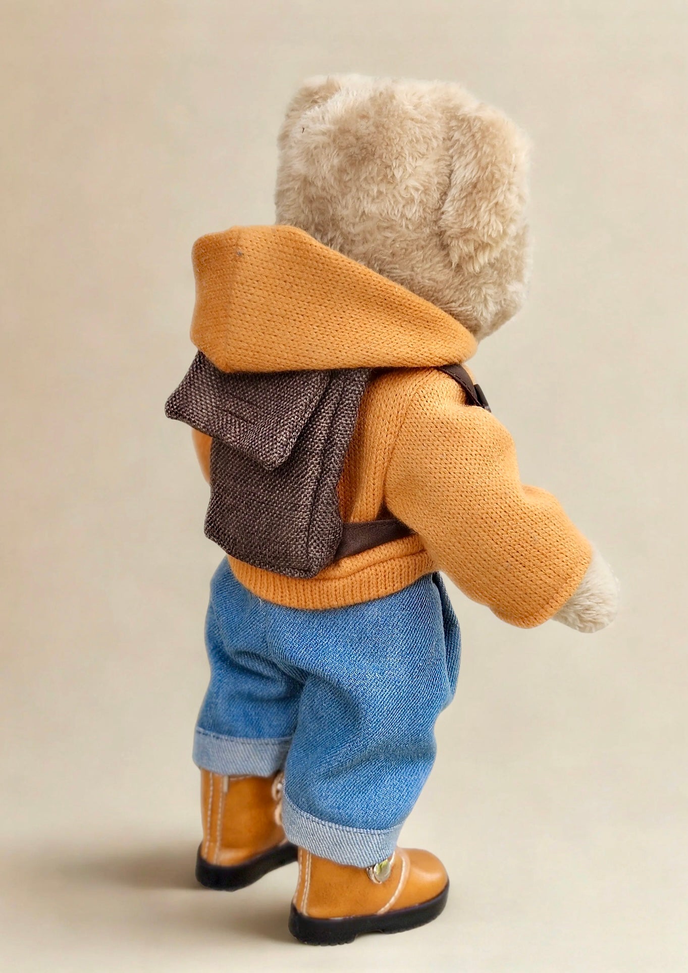 Ours peluche avec sac à dos la galleria ht 32 cm