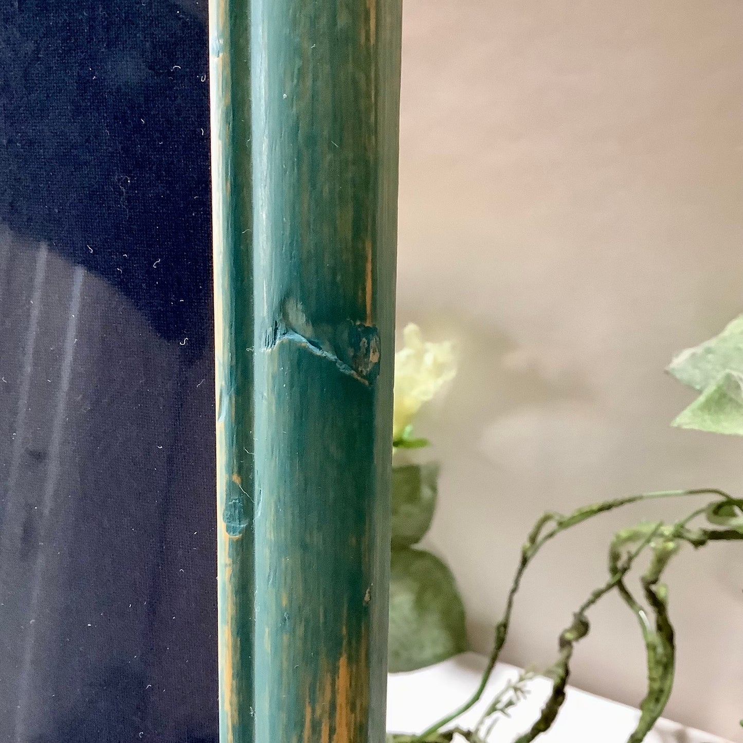 Tableau broderie enfant abeilles vintage 47 cm x 28 cm