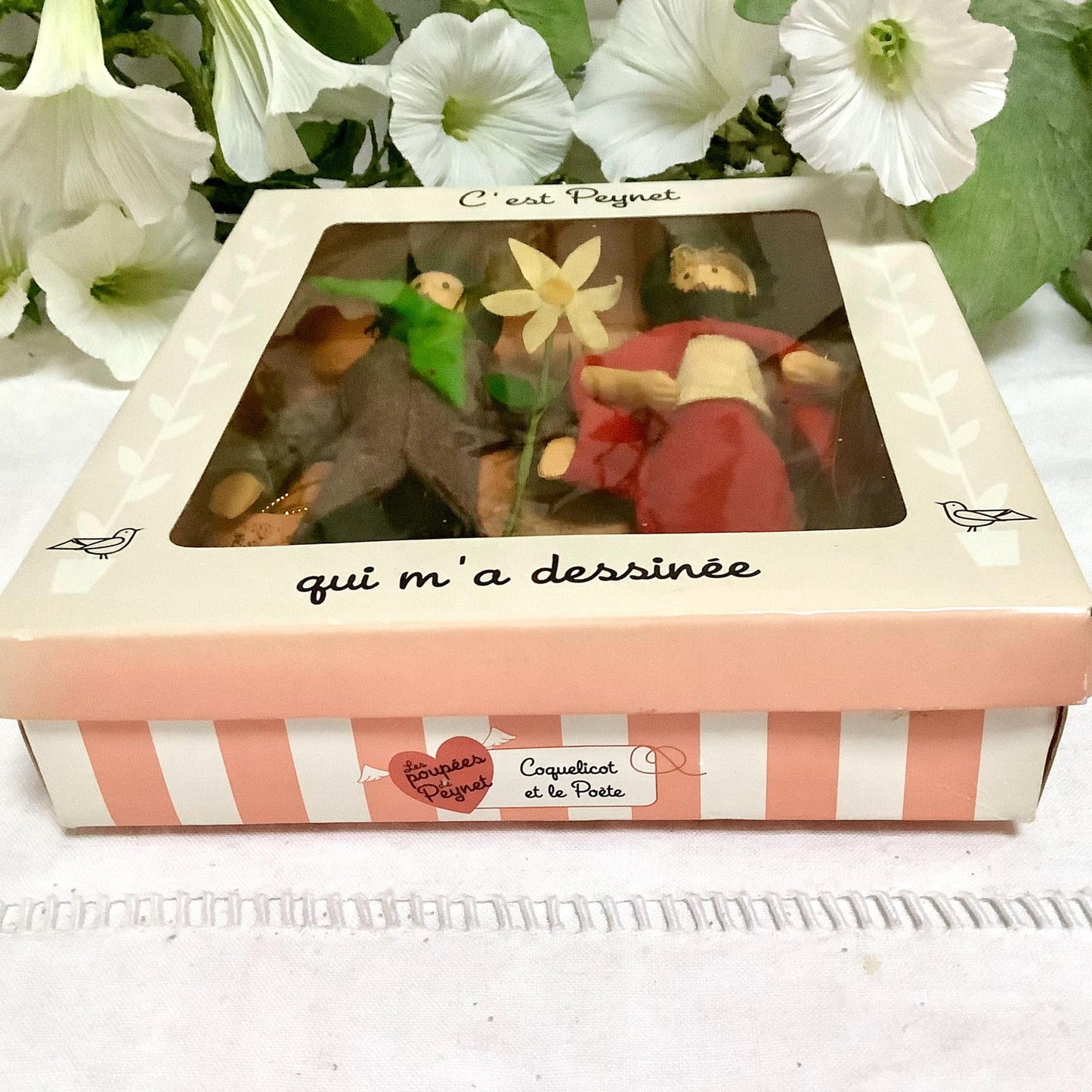 Coquelicot et le poète coffret deux poupées vintage collection amoureux de Peynet