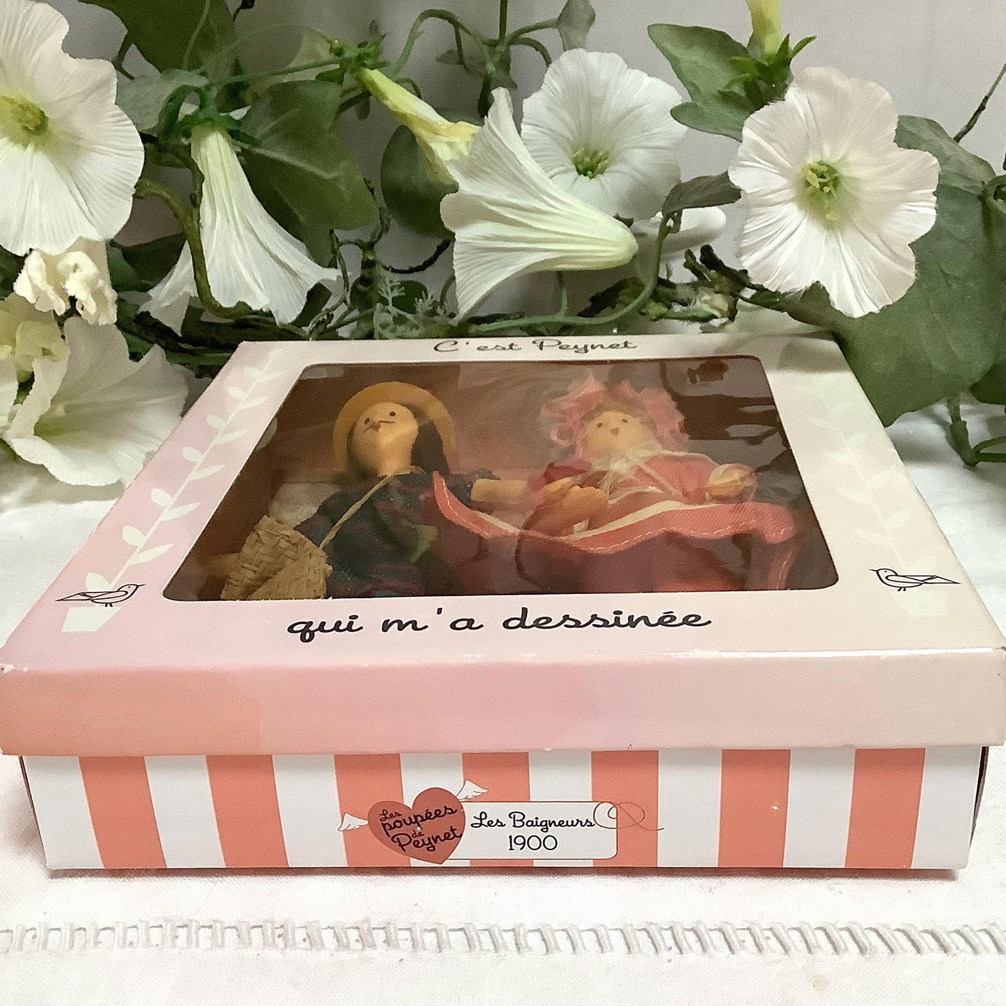 Les baigneurs 1900 coffret deux poupées vintage collection amoureux de Peynet