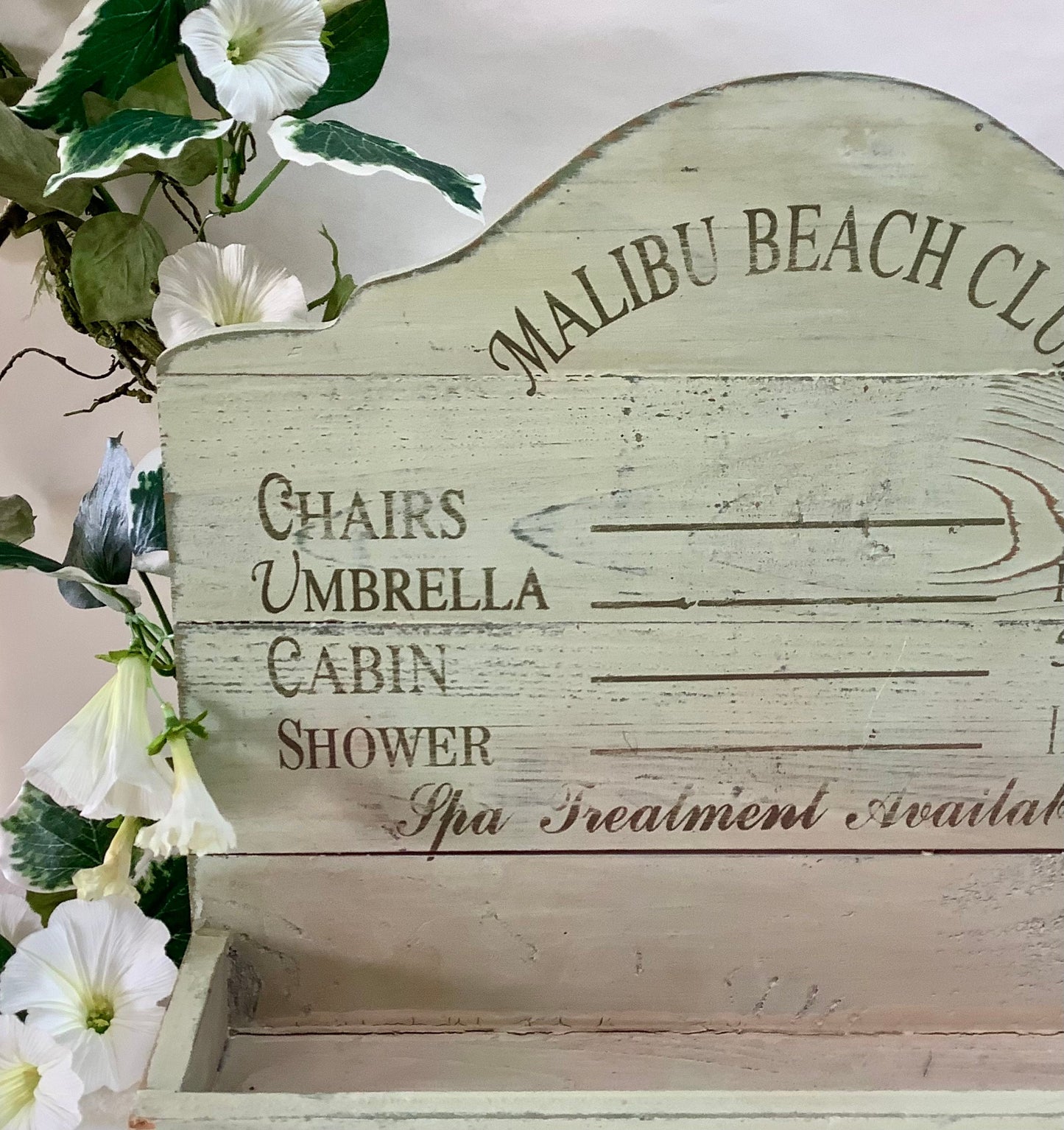 Organisateur de bureau malibu beach club vintage ht 70 cm