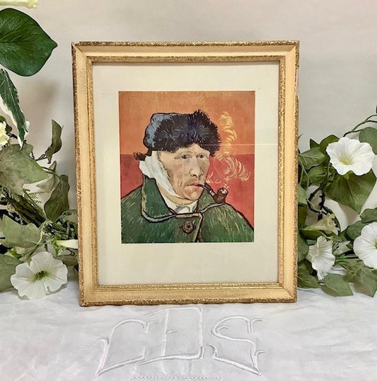 Tableau Van Gogh Autoportrait à l'oreille bandée vintage