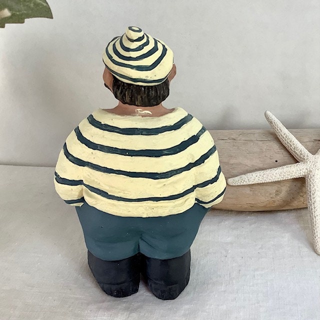 Figurine marin plâtre décoration marine ht 14 cm