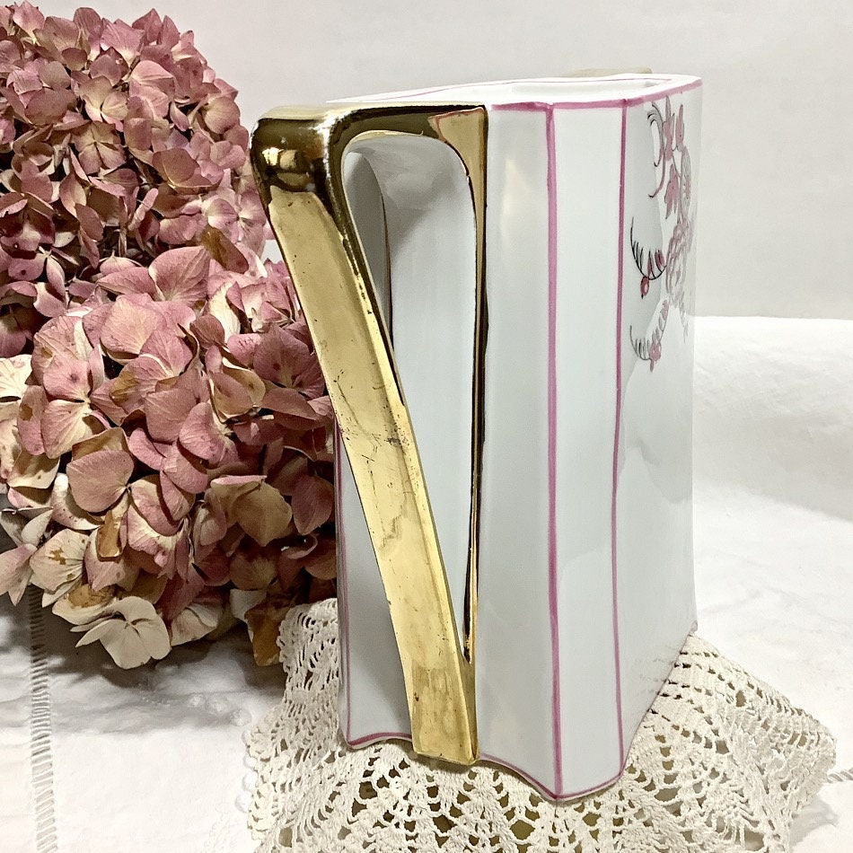 Cafetière théière verseuse porcelaine art déco Drouot paris vintage