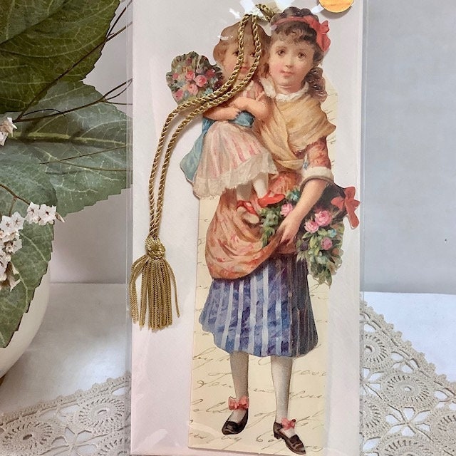 Marque page enveloppe vintage royal garden enfants