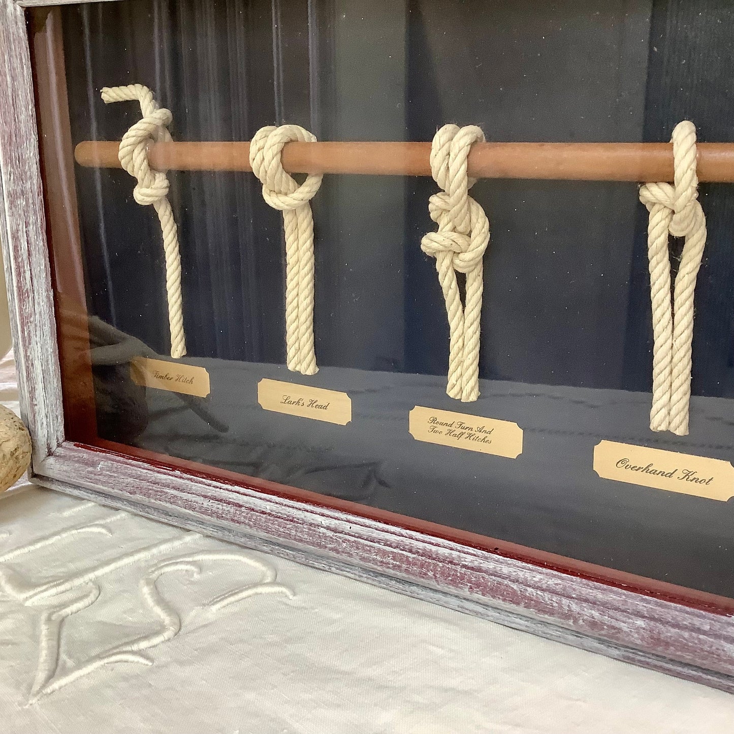 Tableau cadre noeuds marins modèle B vintage