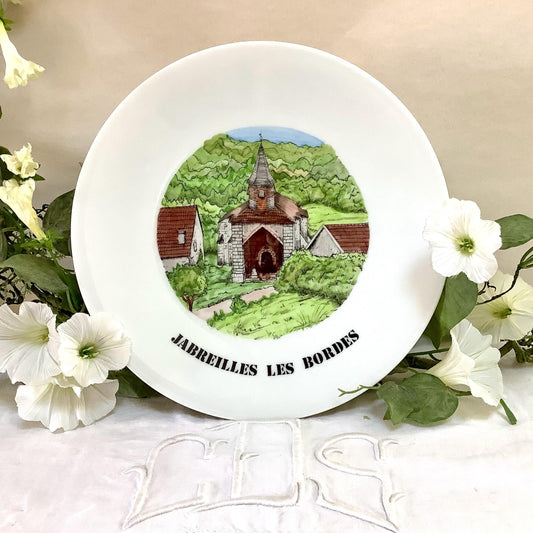 Assiette collection porcelaine jabreilles les bordes