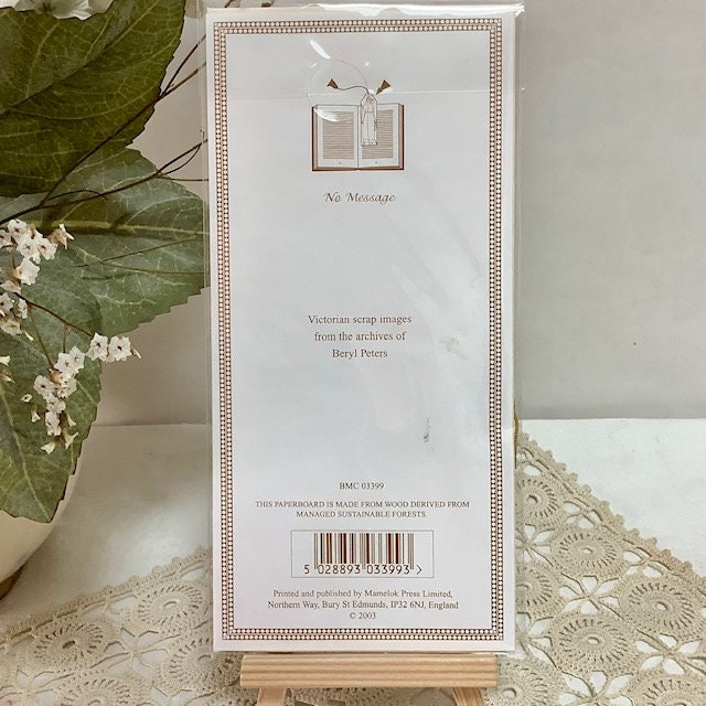 Marque page enveloppe vintage royal garden enfants