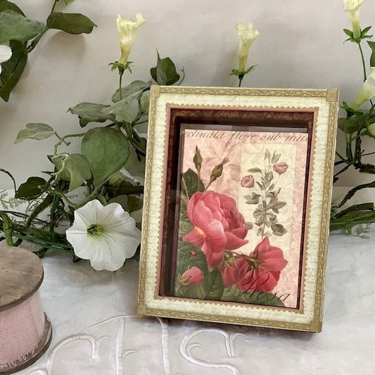 Cartes postales enveloppes vintage royal garden roses anciennes