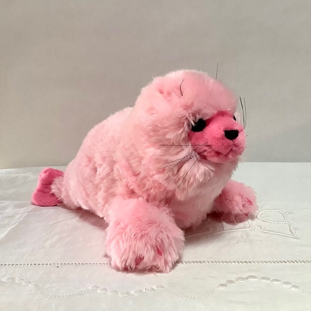 Peluche phoque rose wild republic