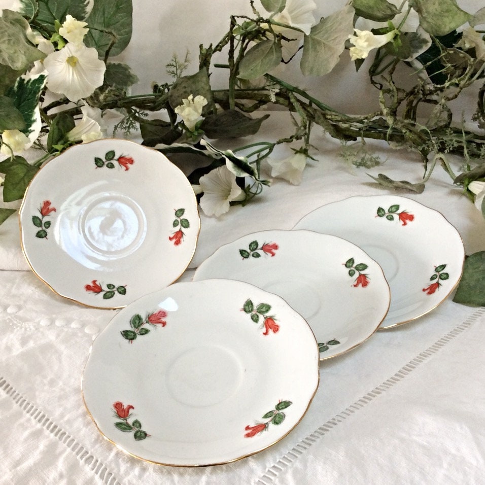 Petites assiettes porcelaine  Heinplafz Hartporzellan Germany vintage