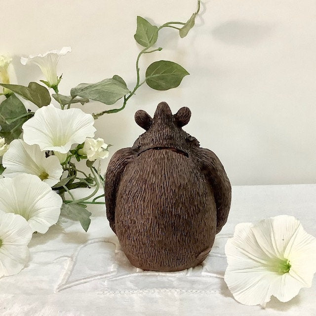 Tirelire gorille résine collection Paolo Chiari  ht 12 cm vintage