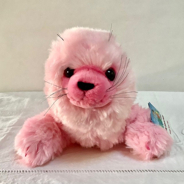 Peluche phoque rose wild republic