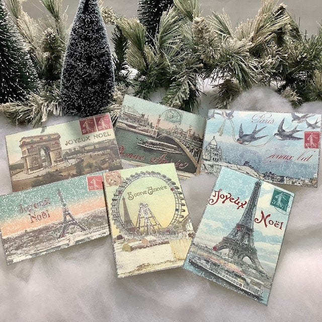 Cartes postales Paris coffret 12 cartes