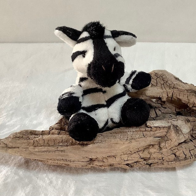 Mini peluche zèbre Wild Republic 10 cm hauteur 7 cm largeur, jolies finitions neuf