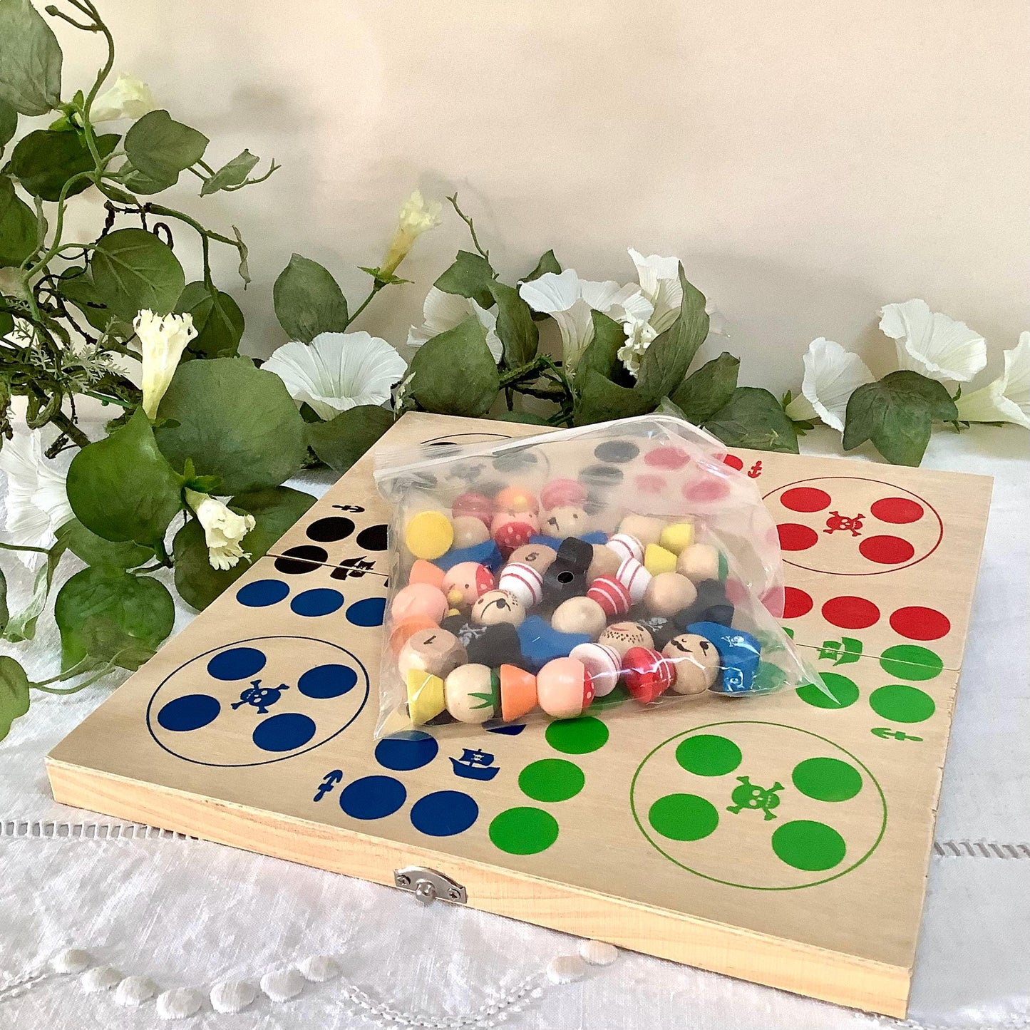 Jeu bois ludo île des pirates