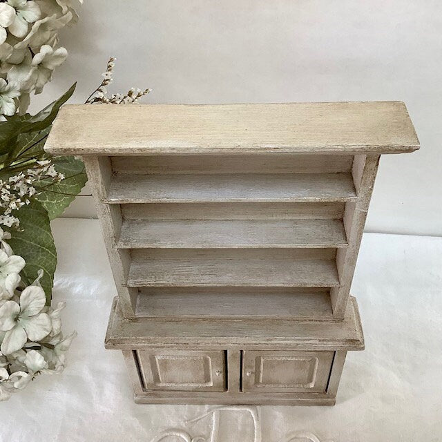 Bibliothèque miniature bois vintage