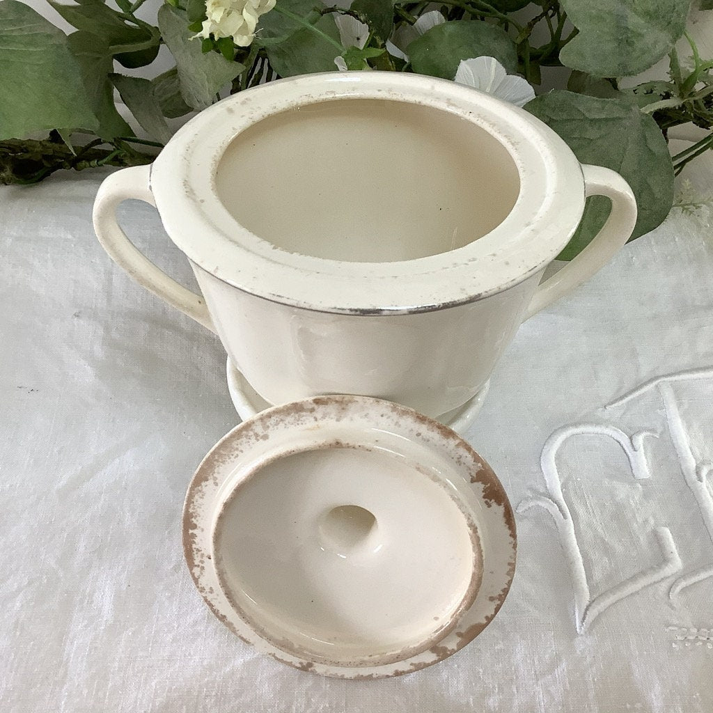 Cafetière sucrier demi porcelaine Badenviller vintage