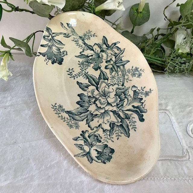 Raviers plats faïence vintage