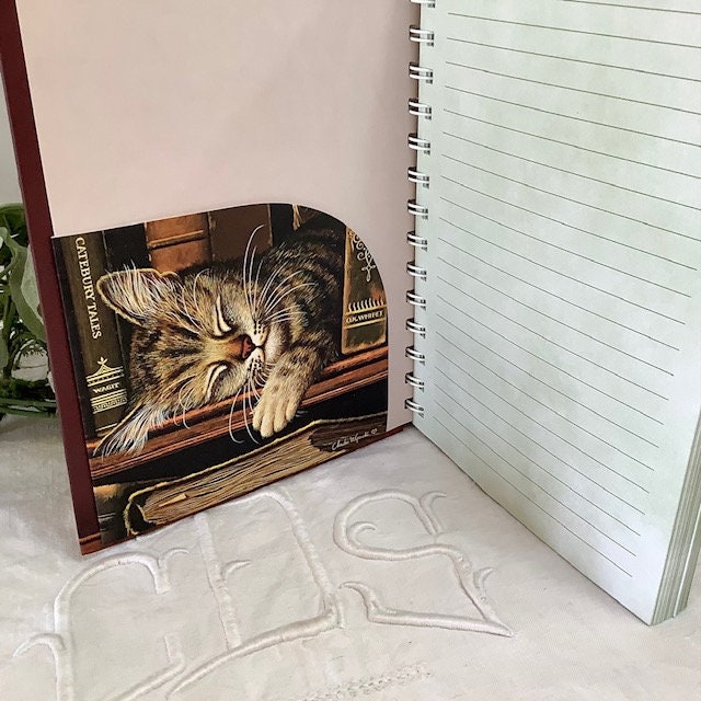 Carnet de notes bloc notes vintage royal garden chat