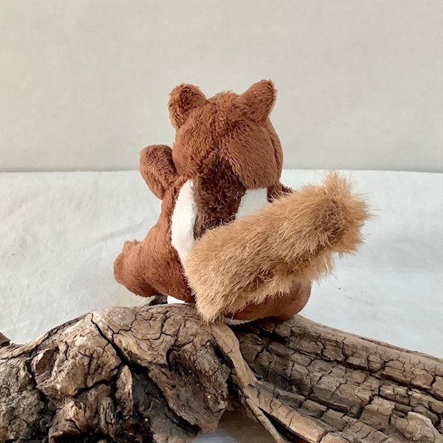 Mini peluche écureuil roux Wild Republic 10 cm hauteur 7 cm largeur, jolies finitions neuf