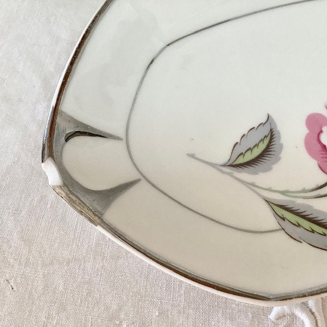 Raviers plats porcelaine Limoges Jean Boyer vintage