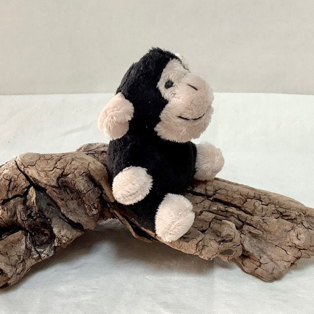Mini peluche singe ht 9.5 cm