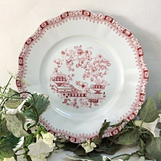 Plat a tarte gâteau porcelaine Seltmann Weiden-Bavaria vintage