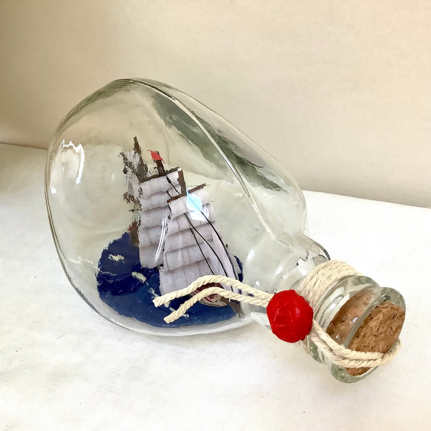 Bateau bouteille grand modèle décoration marine lgr 17.5 cm