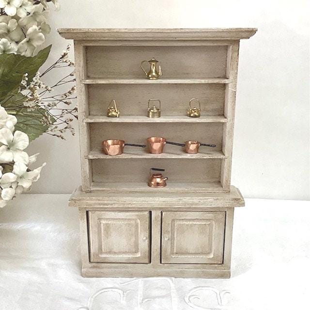 Bibliothèque miniature bois vintage