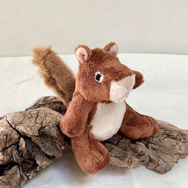 Mini peluche écureuil roux Wild Republic 10 cm hauteur 7 cm largeur, jolies finitions neuf