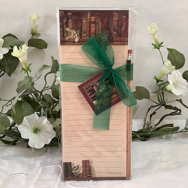 Carnet de notes bloc notes vintage royal garden chat