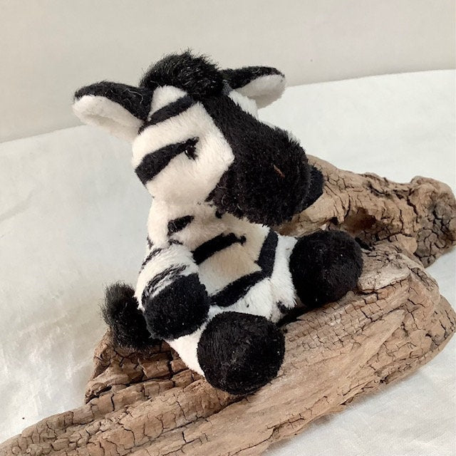 Mini peluche zèbre Wild Republic 10 cm hauteur 7 cm largeur, jolies finitions neuf