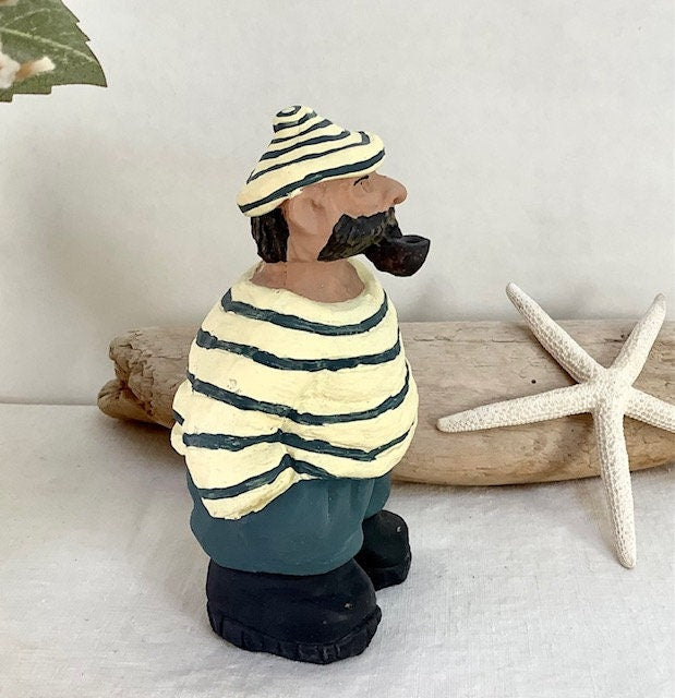 Figurine marin plâtre décoration marine ht 14 cm