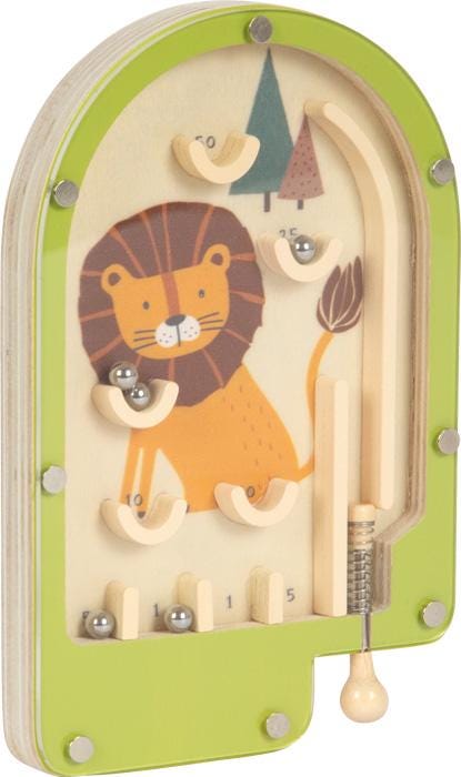 Jeu mini flipper bois lion
