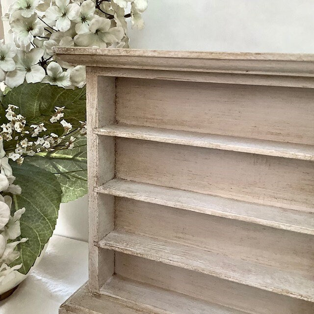 Bibliothèque miniature bois vintage