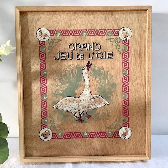 Jeu de l’oie vintage coffret bois