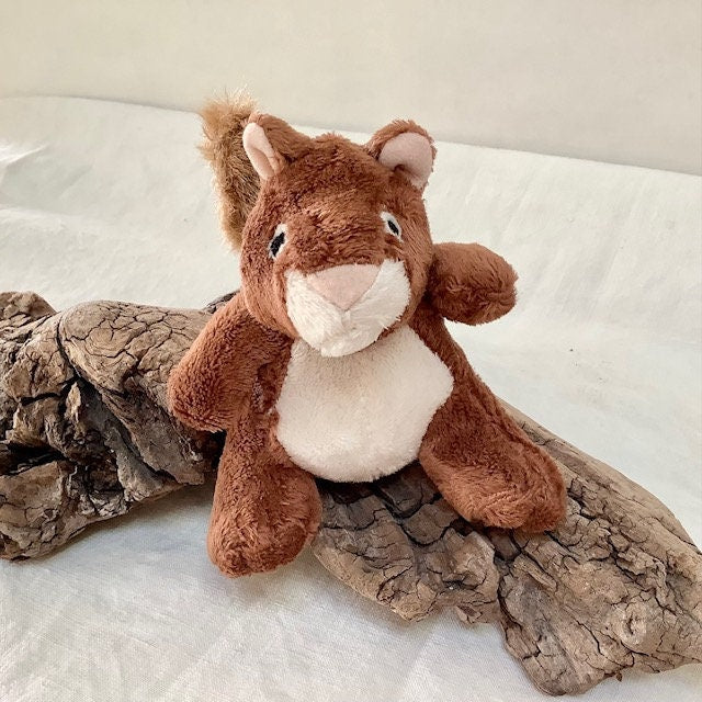 Mini peluche écureuil roux Wild Republic 10 cm hauteur 7 cm largeur, jolies finitions neuf