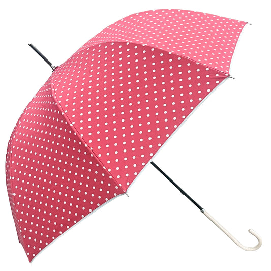 Parapluie ombrelle rouge pois anti UV EZPELETA - UPF50