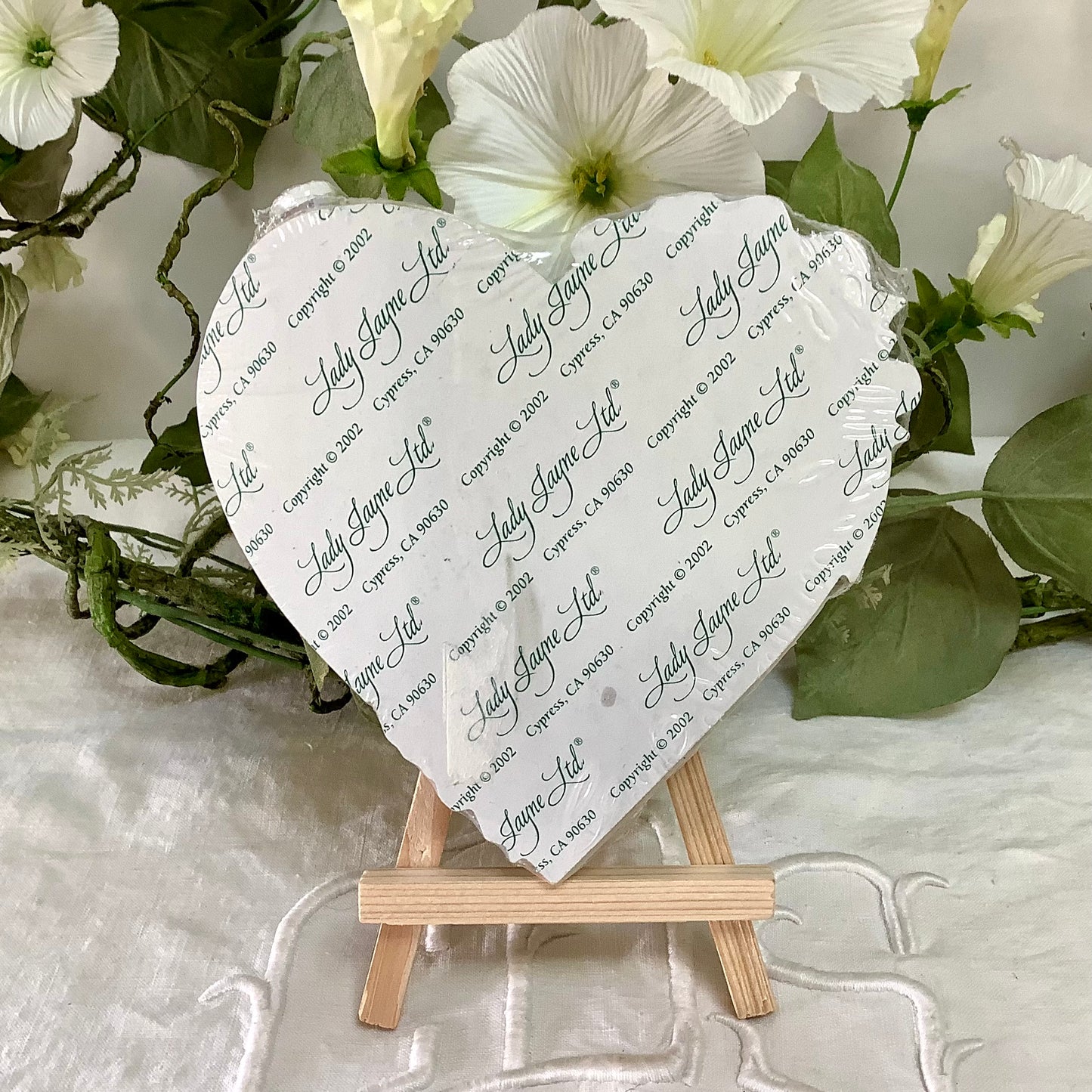 Bloc notes vintage royal garden cœur et hortensia