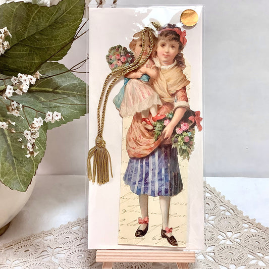 Marque page enveloppe vintage royal garden enfants