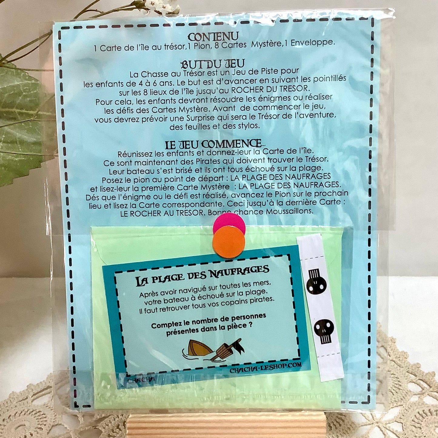 Jeux scoubidou marelle chasse au trésor vintage
