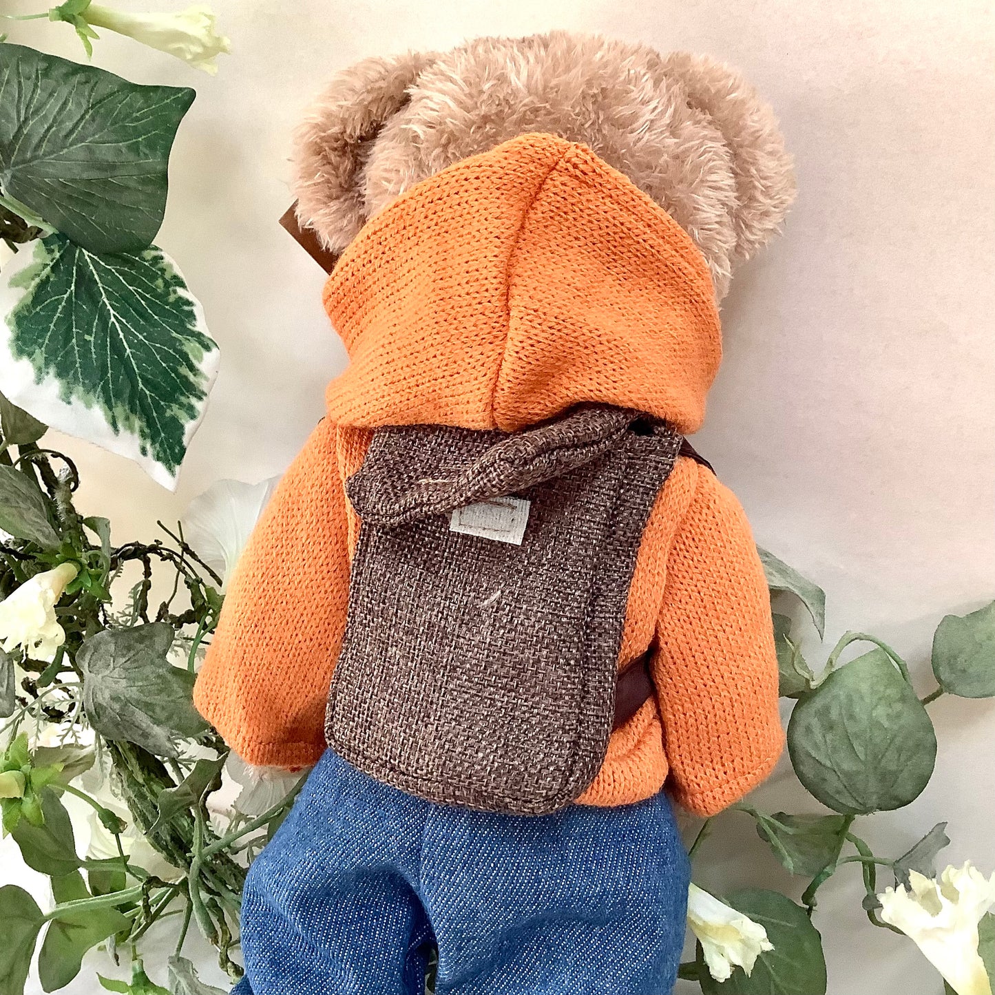 Ours peluche avec sac à dos la galleria ht 32 cm