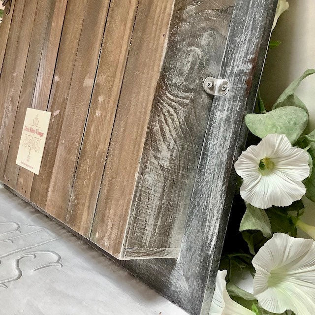 Cadre vitrine miniature poulailler coq vintage