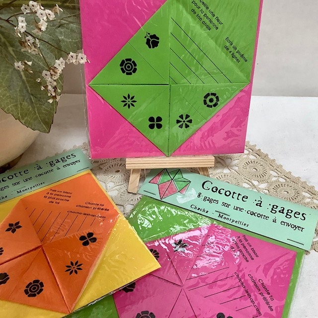 Jeux cocotte à gages salière vintage